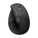 Logitech Mouse Lift Vertical Ergonómico Inalámbrico Bluetooth Negro