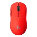 Mouse Logitech PRO X Superlight Inalámbrico Rojo 25600 DPI