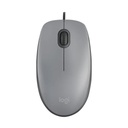 Mouse Logitech M110 Silent Gris Alámbrico USB-A 1000 DPI