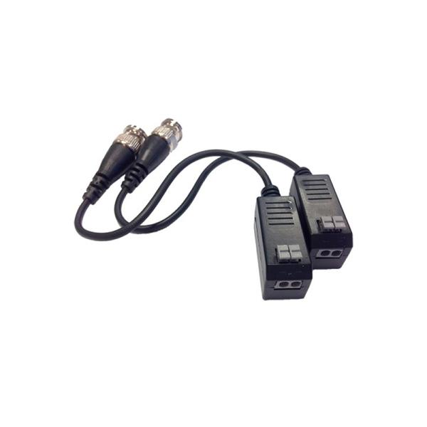 [3102176] Hikvision Adaptador Video Balun Transmisor Señal 1-8MP Negro