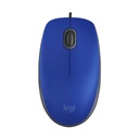 Mouse Logitech M110 Silent Inalambrico USB Azul 1000DPI