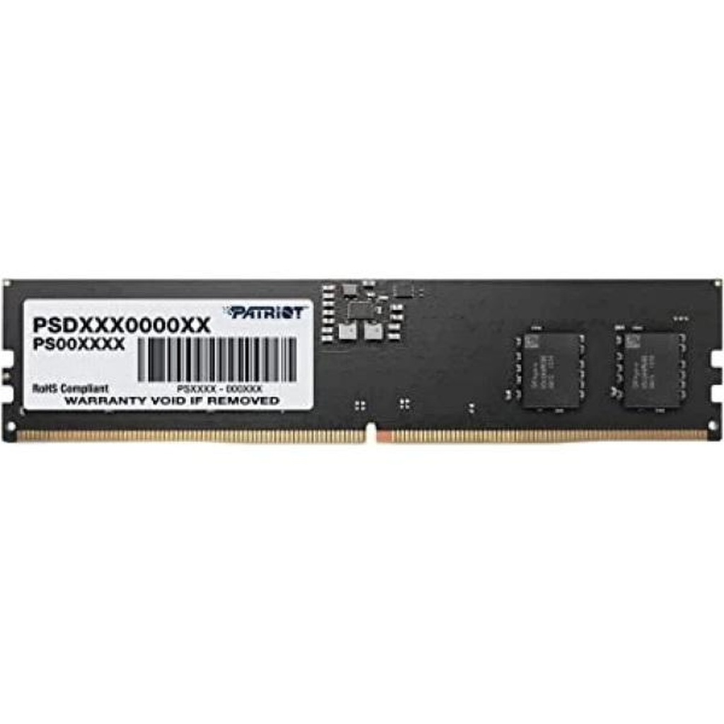 [1502089] Memoria Patriot 8GB DDR5 4800MHz SODIMM Negra PSD58G480041S