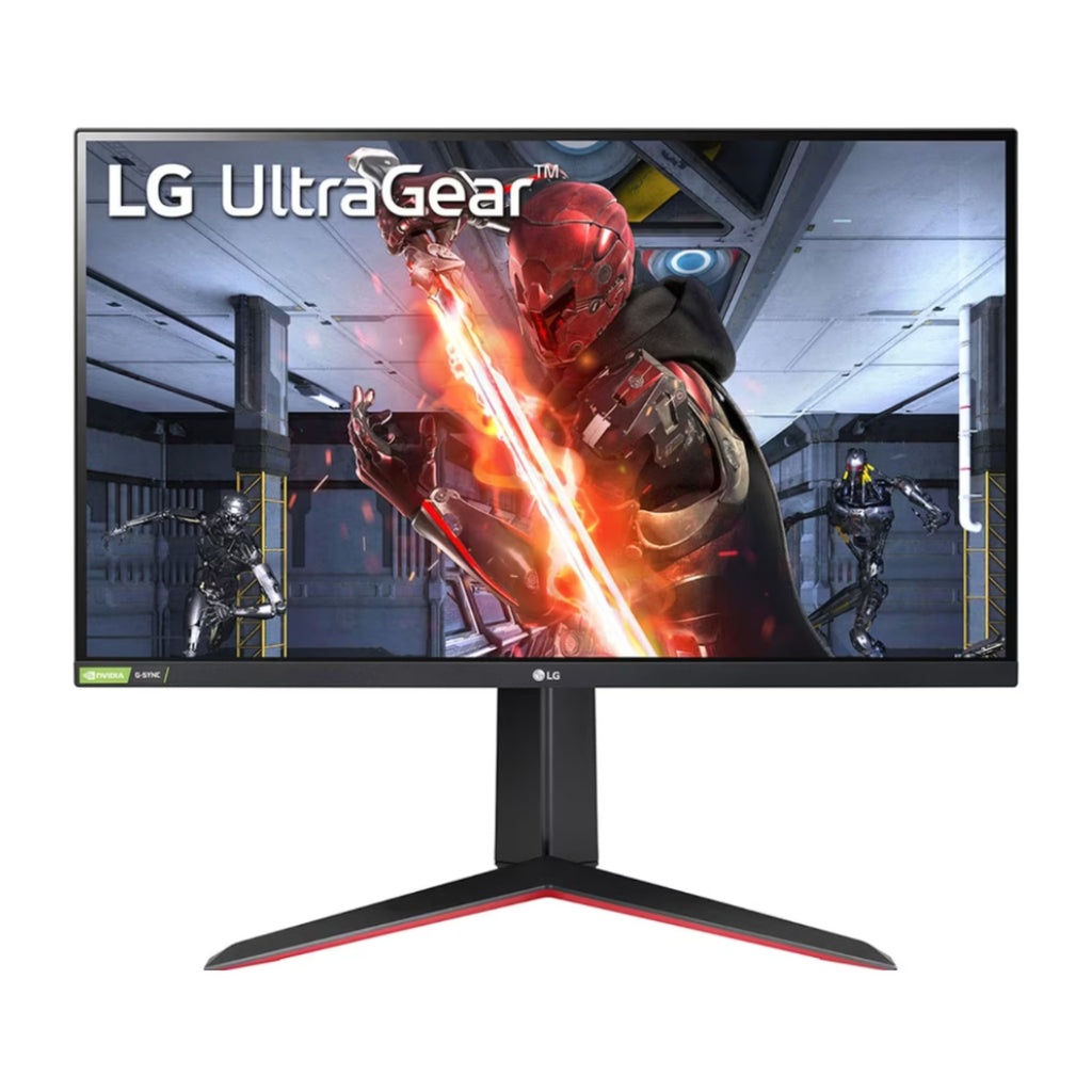 Monitor LG 27'' 27GN65R-B FHD 144Hz IPS Gaming Plano Negro