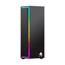 Case Gaming Eagle Warrior CG33RXRA001C RGB 3 Ventiladores Vidrio Negro