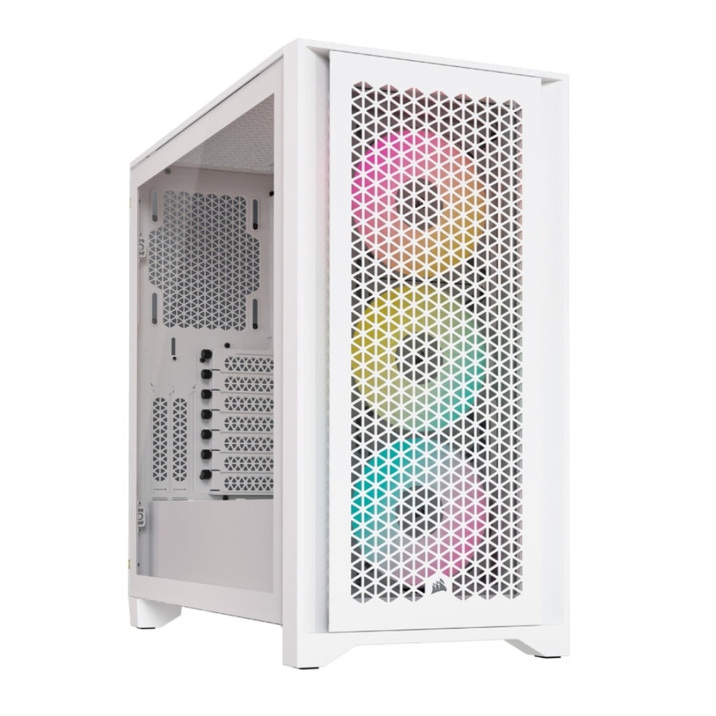 Corsair 4000D Airflow RGB Case Blanco Vidrio Templado