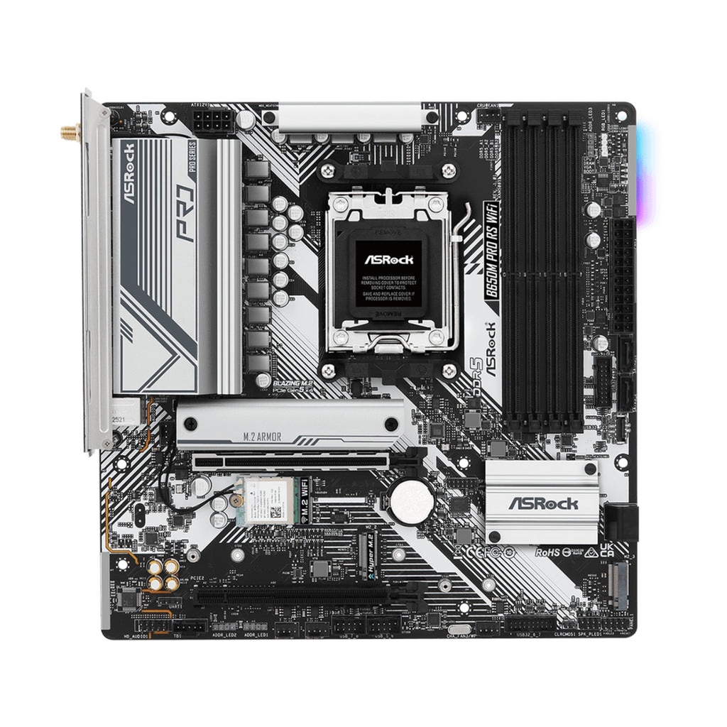 Tarjeta Madre Asrock B650M PRO RS AM5 DDR5 Micro-ATX