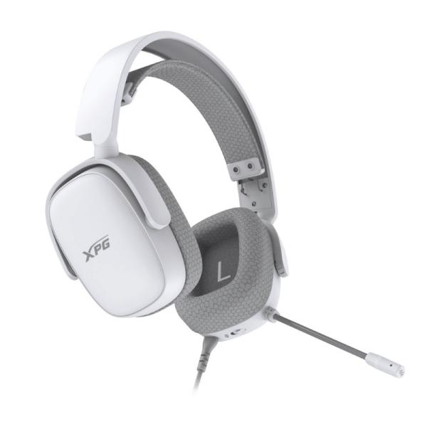 [1225199] XPG Precog S Headset Gaming Alámbrico 3.5mm Blanco Sonido Envolvente