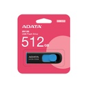 Memoria USB ADATA UV128 512GB USB 3.2 Gen 1 - Negro/Azul