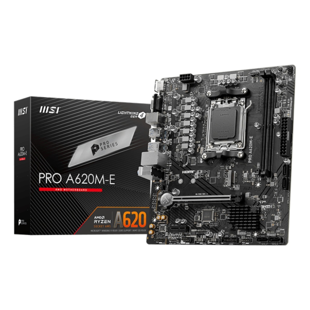 Tarjeta Madre MSI PRO A620M-E Micro-ATX DDR5 AM5