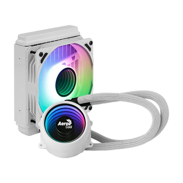 [1208455] Enfriamiento Liquido Aerocool Mirage L120 White AIO 120mm RGB Blanco
