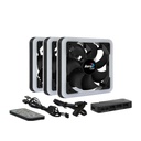 Abanico Aerocool Edge 14 Pro ARGB 3x14cm con Hub H66F