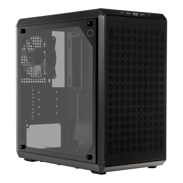 [23500] Case Cooler Master Q300L V2 Mini Tower Ventilador 1 de 120MM con Vidrio Lateral Q300LV2-KGNN-S01 - Negro