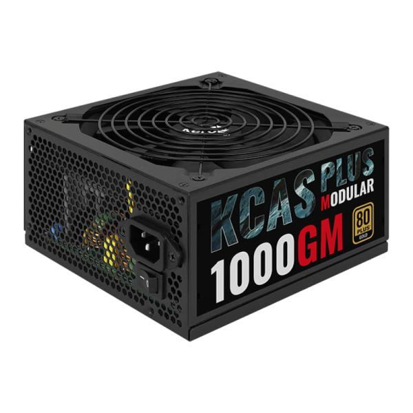 [21251] Fuente de Poder Aerocool 1000GM Kcas Plus 1000W 80 Plus Gold Semi Modular Atx Acpg-kpk0fuc.12 - Negro