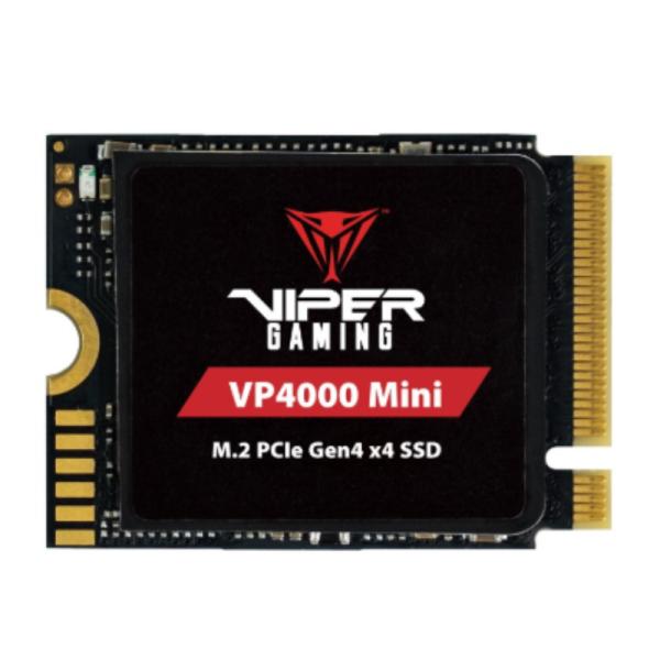 [360104118] HD Interno Solido 1TB Patriot VP4000 Mini M.2 2230 Pcie GEN4 X4 Nvme 5000mb/s / 3500mb/s Vp4000m1tbm23 - Negro