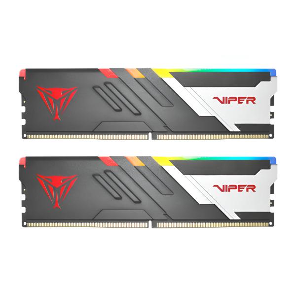 [1502114] Memoria RAM Pc 32GB Patriot Viper Venom RGB Pvvr532g640c32k DDR5 6400 Mhz CL32 1.4 V Negro Dimm 288 Pines - Negro