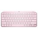 Teclado Logitech Mx Keys Mini Membrana Inalámbrico Bluetooth Inglés 920-010474 - Rosado