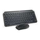 Teclado y Mouse Logitech Mx Keys Mini Combo for Business Membrana Inalámbrico Español 920-011053 - Negro