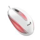 Mouse Genius RS2 DX-MINI Alámbrico USB 1200 Dpi 31010025401 - Blanco