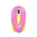 Mouse Genius RS2 DX-MINI Alámbrico USB 1200 Dpi 31010025403 - Rosado