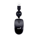 Mouse Genius RS2 Micro Traveler V2 Alámbrico USB 1200 Dpi 31010125100 - Negro