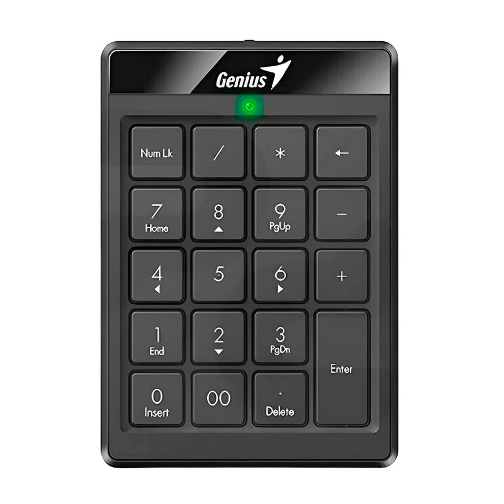 [151] Teclado Numérico Genius Numpad 110 Membrana Alámbrico 31300016400 - Negro