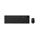 Teclado y Mouse Genius Slimstar 8230 Inalámbrico (bluetooth 5.3/ 2.4 Ghz) Español 31340015407 - Negro