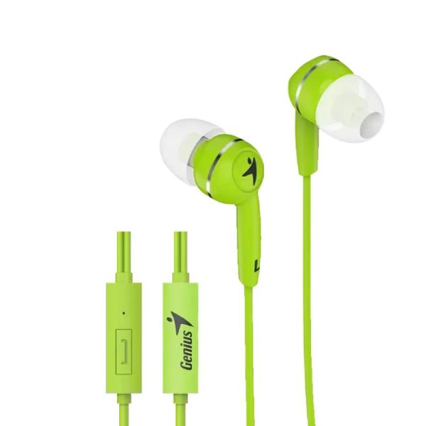 [180] Audifono Genius HS-M320 Alámbrico 3.5mm 31710005416 - Verde