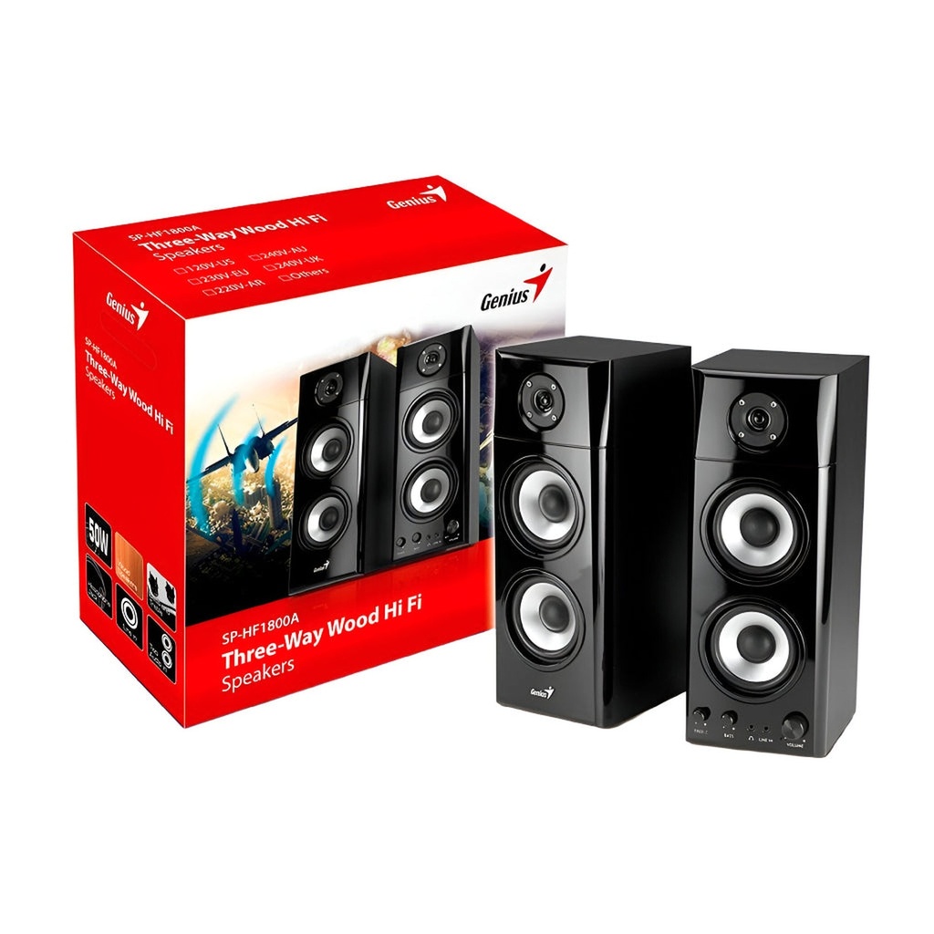 [199] Parlante Genius SP-HF2800 Cableado / Bluetooth 31730022403 - Negro