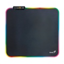 Mouse Pad Gaming RGB Genius GX-PAD 260S 24x24cm Tela y Goma 31250018400 - Negro