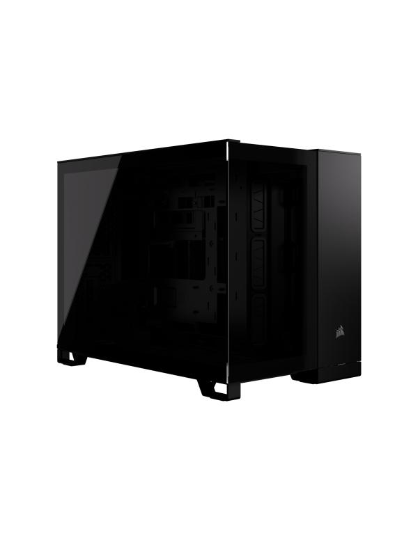 [23550] Case Gaming Corsair 2500X Vidrio Mid Tower Sin Ventilación Incluida con Vidrio Lateral y Frontal CC-9011265-WW - Negro