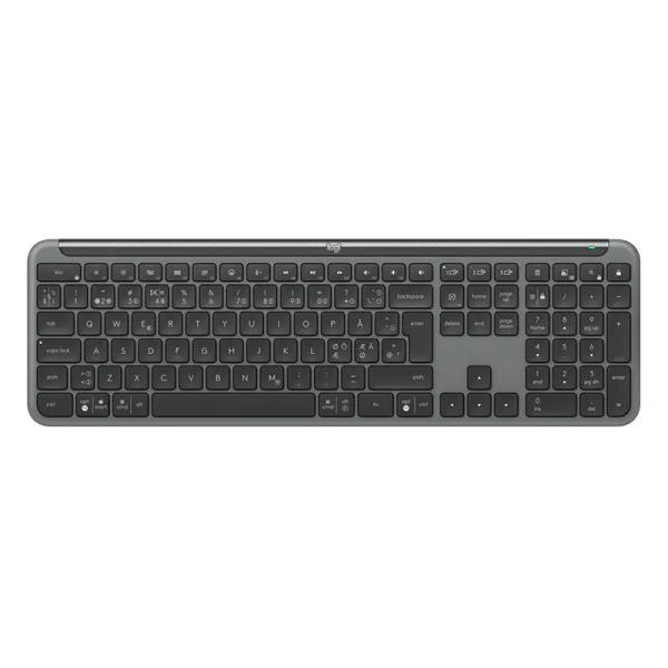 [1225249] Teclado Logitech Signature Slim K950 Membrana Inalámbrico Bluetooth Español 920-012432 - Negro