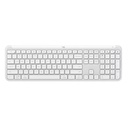 Teclado Logitech Signature Slim K950 Membrana Inalámbrico Bluetooth Español 920-012593 - Blanco