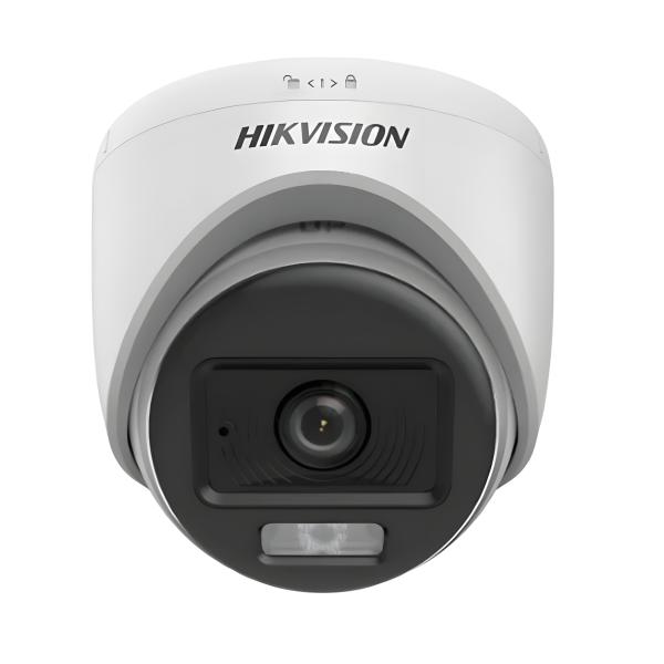 [251] Camara de Seguridad Hikvision Ds-2ce70df0t-lpfs(2.8mm) 2MP Smart Hybrid Light Colorvu Alcance Ir Hasta 20 M 327800634 - Blanco