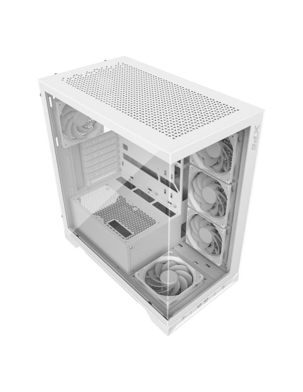 [23558] Case Gaming RGB Adata Xpg Invader X Mid Tower Ventiladores 5 de 120MM con Vidrio Lateral y Frontal INVADERXMT-WHCWW - Blanco