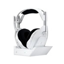 Headset Gaming Logitech A50 X Lightspeed Inalámbrico Bluetooth + Base Station 939-002132 - Blanco