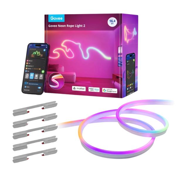 [1226158] Luces Govee H61D3 Strip White Smart Homekit Matter 3M