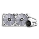 Enfriamiento Liquido Sharkoon S80 RGB Aio 240MM 4044951038602 - Blanco