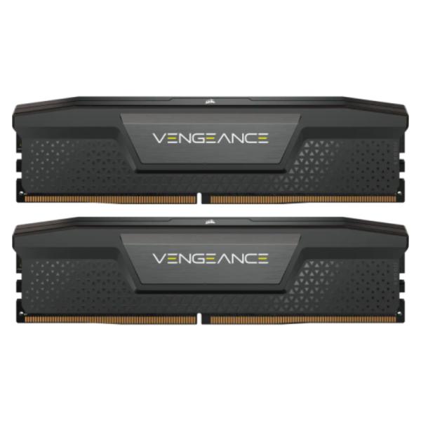 [1501435] Memoria RAM Pc 16GB (2×8gb) Corsair Cmk16gx5m2b5200c40 DDR5 5200 Mhz CL40 1.25 V Vengeance. Xmp 3.0 Negro Dimm 288 Pines - Negro