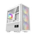 Case Gaming RGB Deepcool CH560 Digital Mid Tower 3 Ventiladores de 140MM y 1 de 120MM con Vidrio Lateral y Malla Frontal R-CH560-WHAPE4D-G1 - Blanco