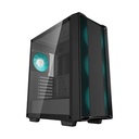 Case Gaming RGB Deepcool CC560 Argb V2 Mid Tower Ventiladores 4 de 120MM con Vidrio Lateral y Malla Frontal R-CC560-BKTAA4-G2 - Negro