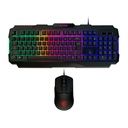 Teclado y Mouse Gaming RGB Msi Forge GK100 Us USB Inglés S11-04US20L-HH9 - Negro