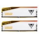 Memoria RAM Pc 48GB Patriot Viper Elite 5 Tuf RGB DDR5 6600MHZ CL34 1.4v RGB Pver548g66c34kt - Blanco
