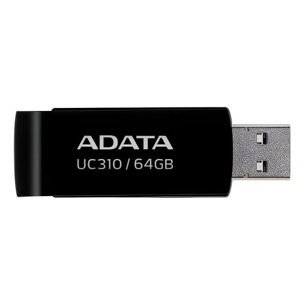 [3603065] Memoria USB 64 Adata UC310 USB-A 3.2 Gen 1 UC310-64G-RBK - Negro