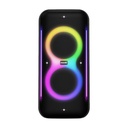 Parlante RGB Moonki Bossa MAX MW-PB320 100W Bluetooth - Negro