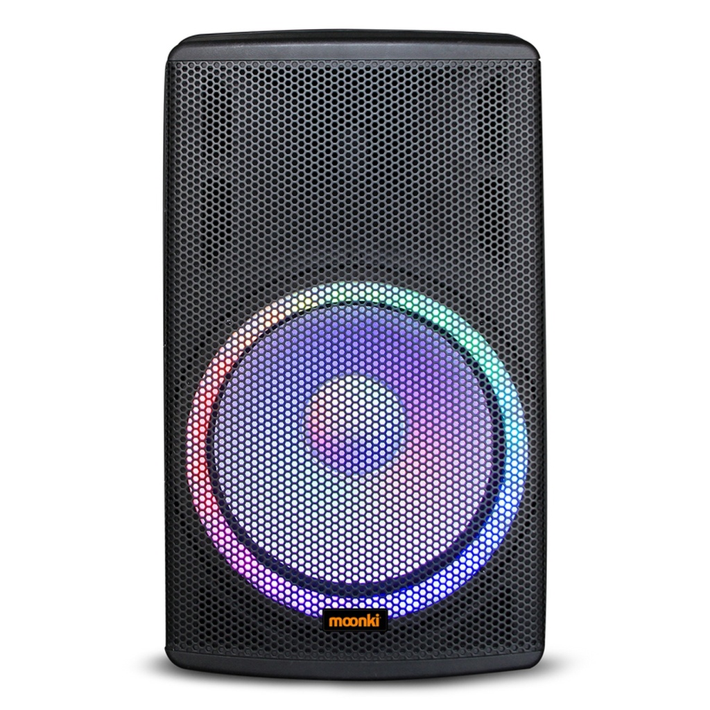 [1204240] Parlante RGB Moonki MS-P15BW Bluetooth 2 Microfonos - Negro