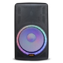Parlante RGB Moonki MS-P15BW Bluetooth 2 Microfonos - Negro
