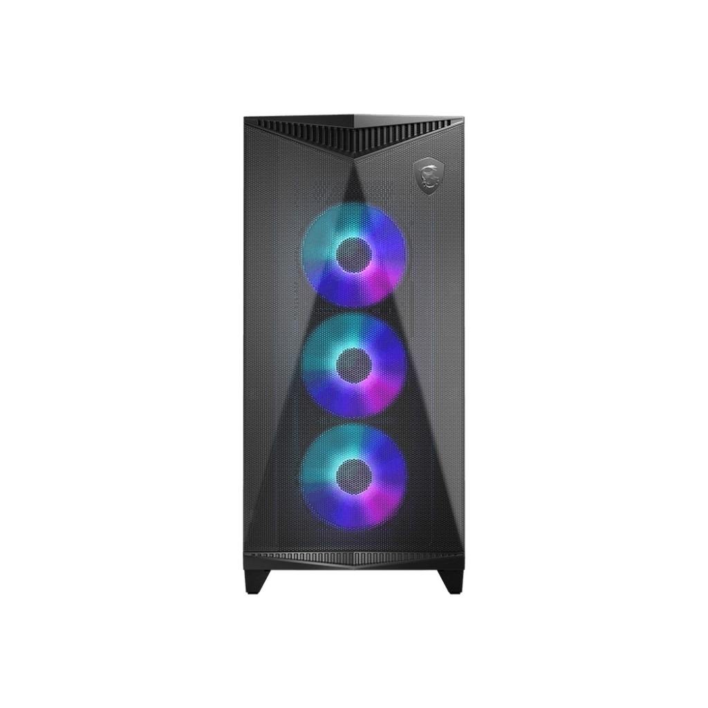 [23612] Case Gaming RGB Msi Mpg Gungnir 300R Airflow Mid Tower Ventiladores 4 de 120MM 306-7G21R21-W57 Negro - Negro