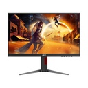 Monitor Gaming 23.8" Aoc 24G4 FHD IPS 1920X1080 180 Hz 0.5ms Dp HDMI VGA G-SYNC Plano Negro