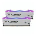 Memoria RAM Pc 32GB Patriot Viper Xtreme 5 RGB Pvxr532g64c32km DDR5 6400 Mhz CL32 1.4 V Negro Dimm 288 Pines - Blanco