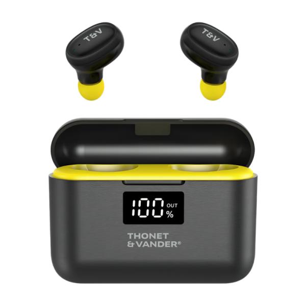 [1208623] Audifono Thonet & Vander Bohne Topp Inalámbrico Bluetooth HK096-03644 - Negro